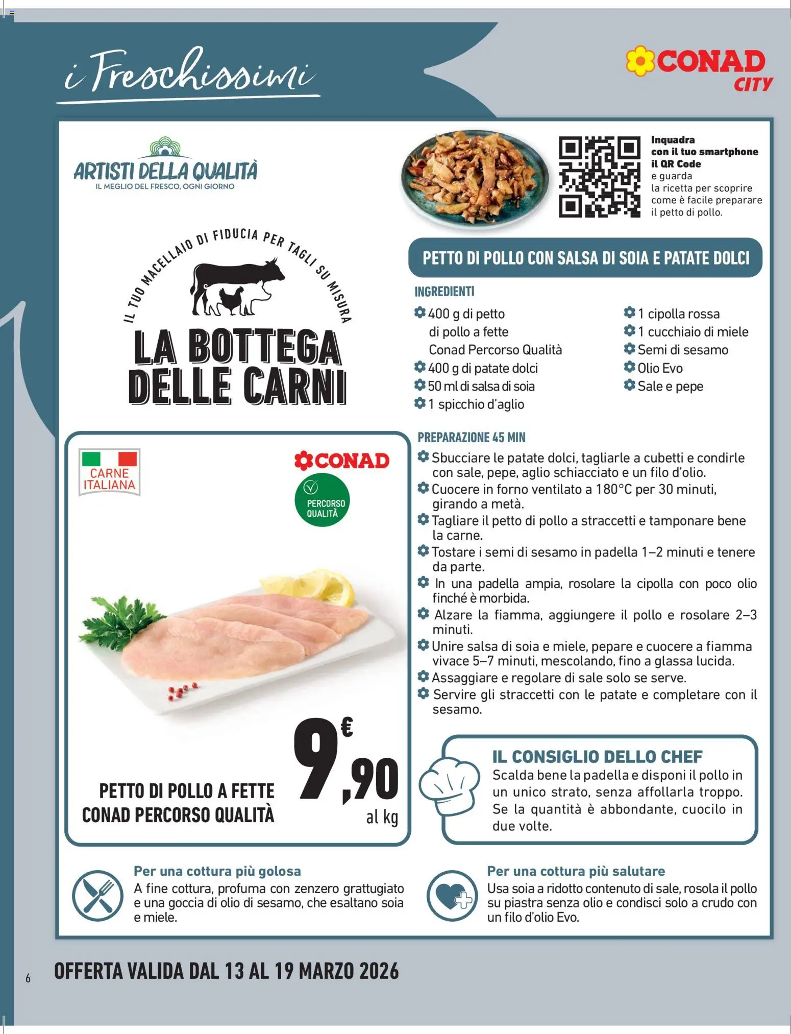 Volantino Conad del 13.03.2026 | Pagina: 6 | Prodotti: Salsa, Pepe, Padella, Forno