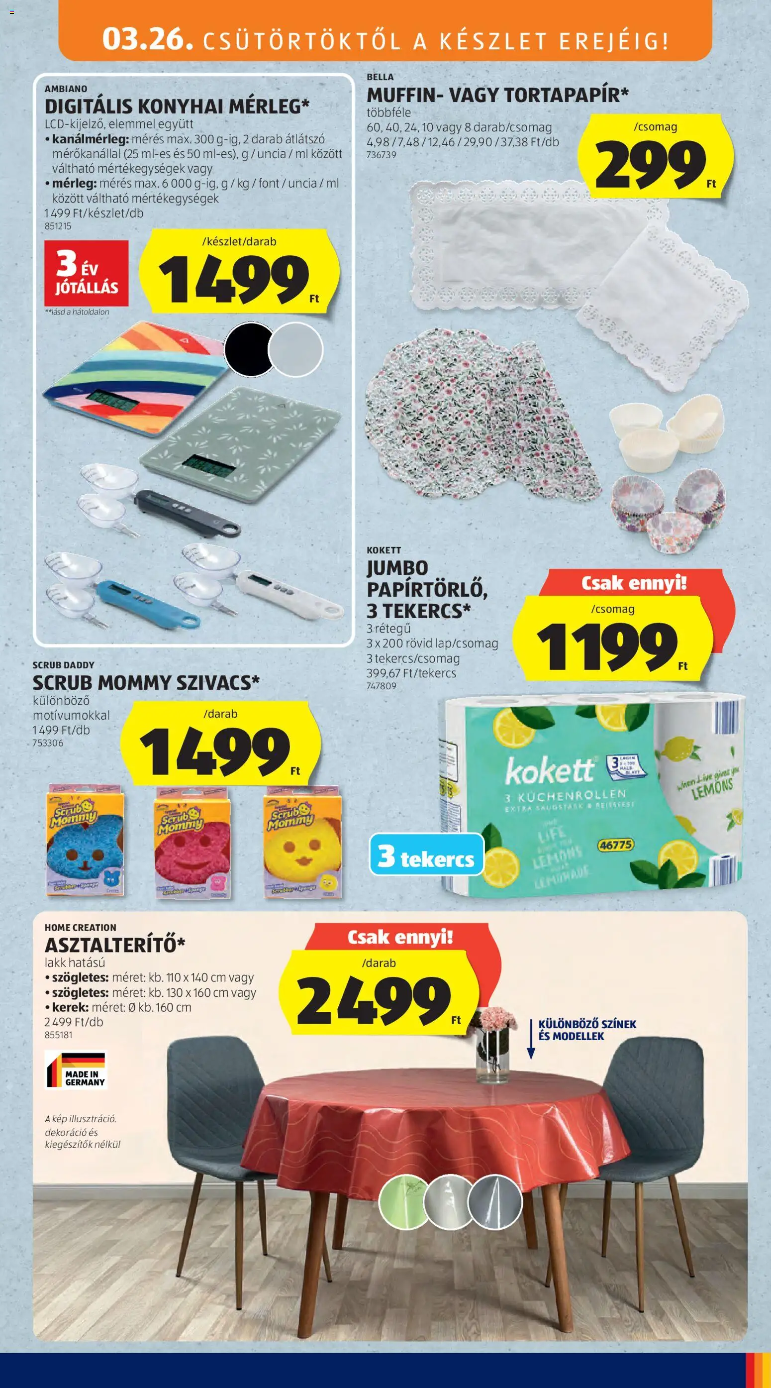 Aldi akciós ujság - amely érvényes a következő dátumtól: 26.03.2026 | Oldal: 15