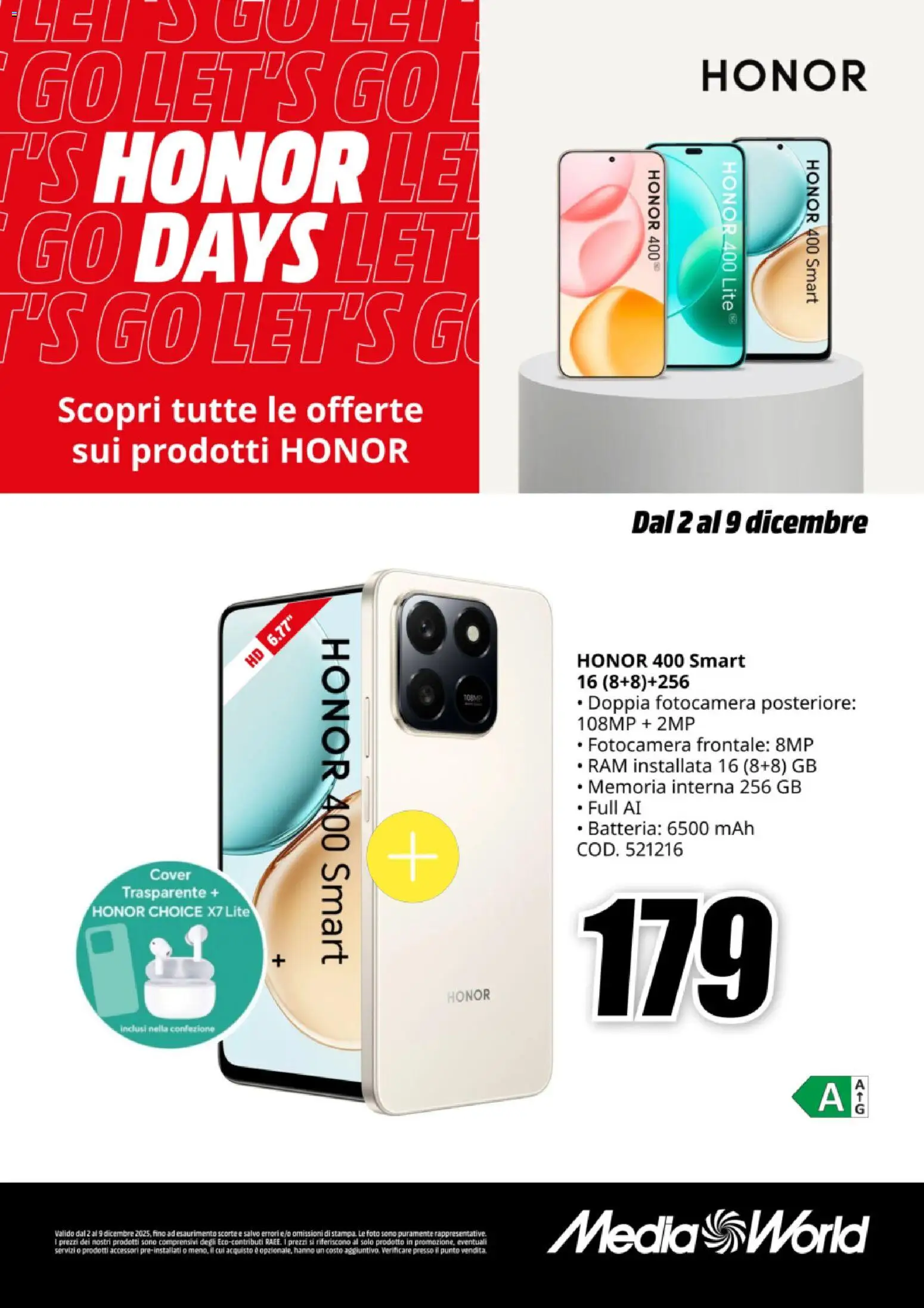 Volantino Media World del 02.12.2025 | Pagina: 2 | Prodotti: Fotocamera, Batteria