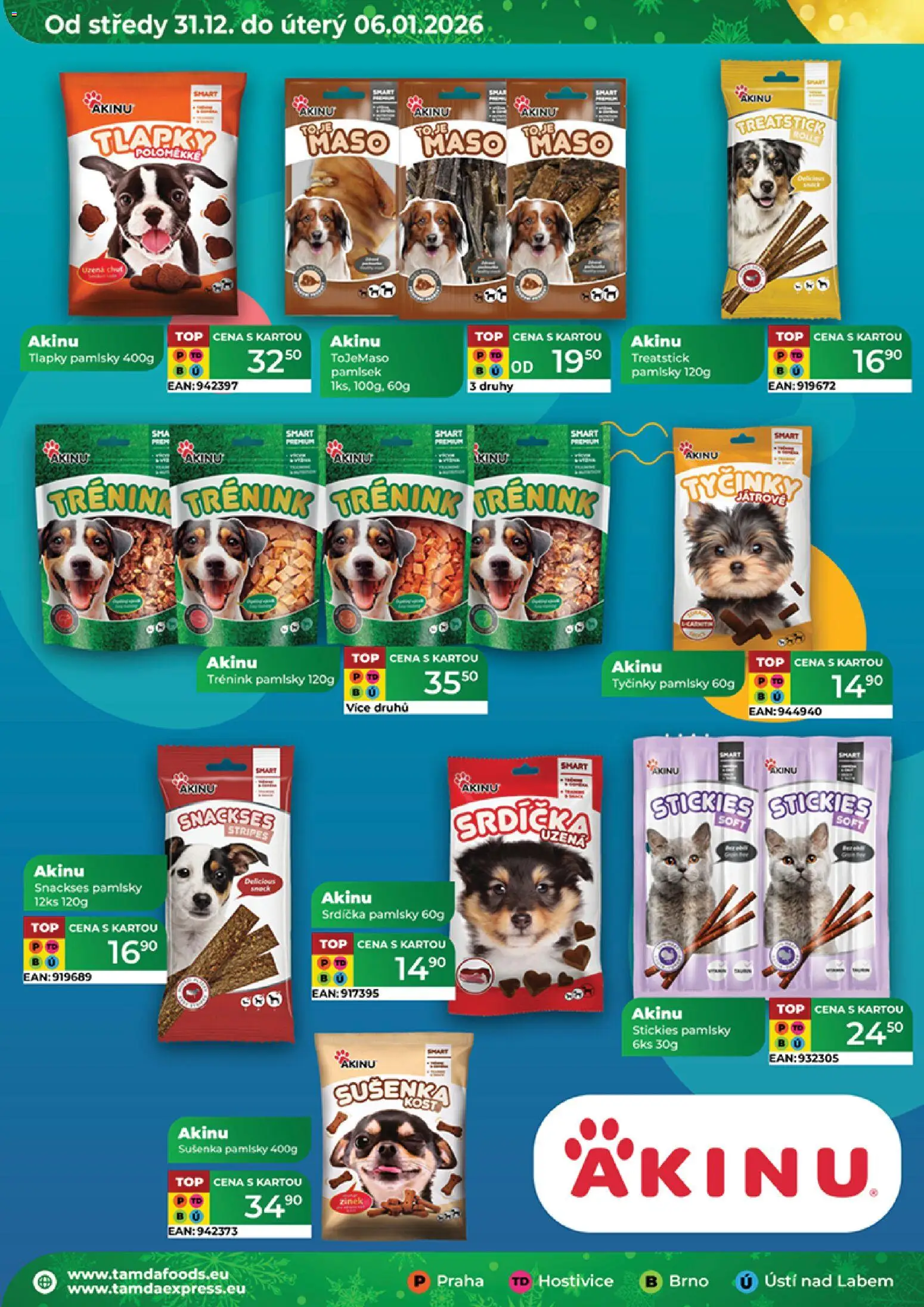 Tamda Foods leták od 31.12.2025 | Strana: 28 | Produkty: Tyčinky, Maso