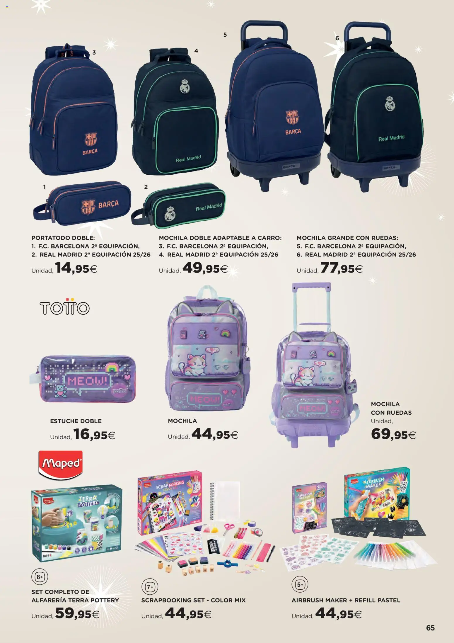 Hipercor catálogo │ válido desde el 31.10.2025 | Página: 65 | Productos: Mochila