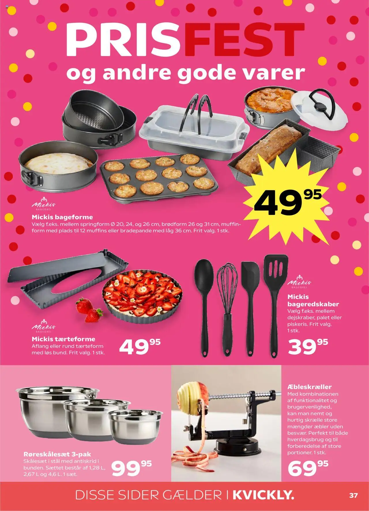 Kvickly Tilbudsavis gyldig fra 22.08.2025 | Side: 37 | Produkter: Æbler, Muffins