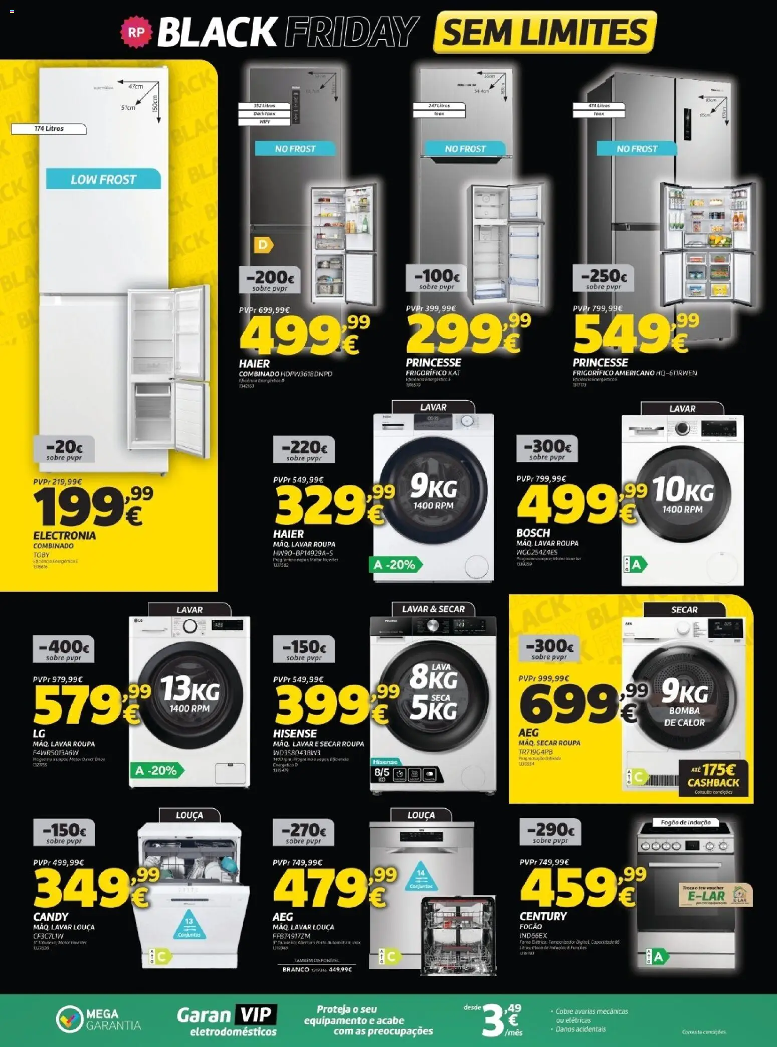 Radio Popular - Black Friday  │ válido de 04.11.2025 | Página: 2 | Produtos: Forno, Frigorífico, Fogão, Forno elétrico