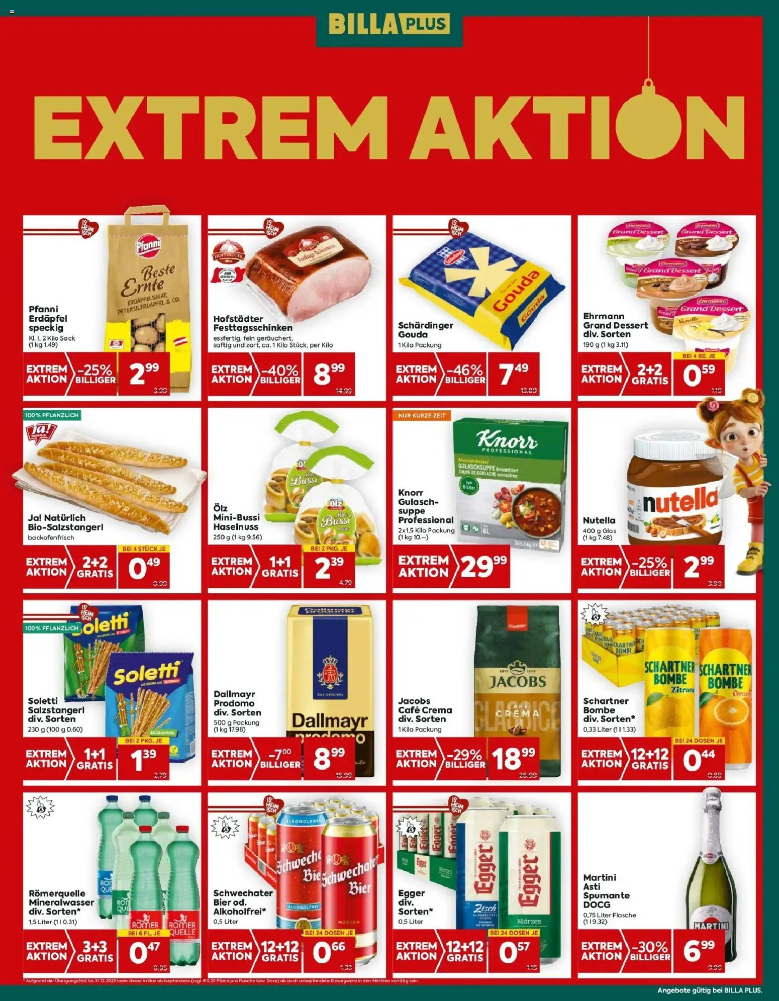 Billa Plus Flugblatt - Steiermark gültig ab 11.12.2025 | Seite: 3 | Produkte: Schinken, Bier