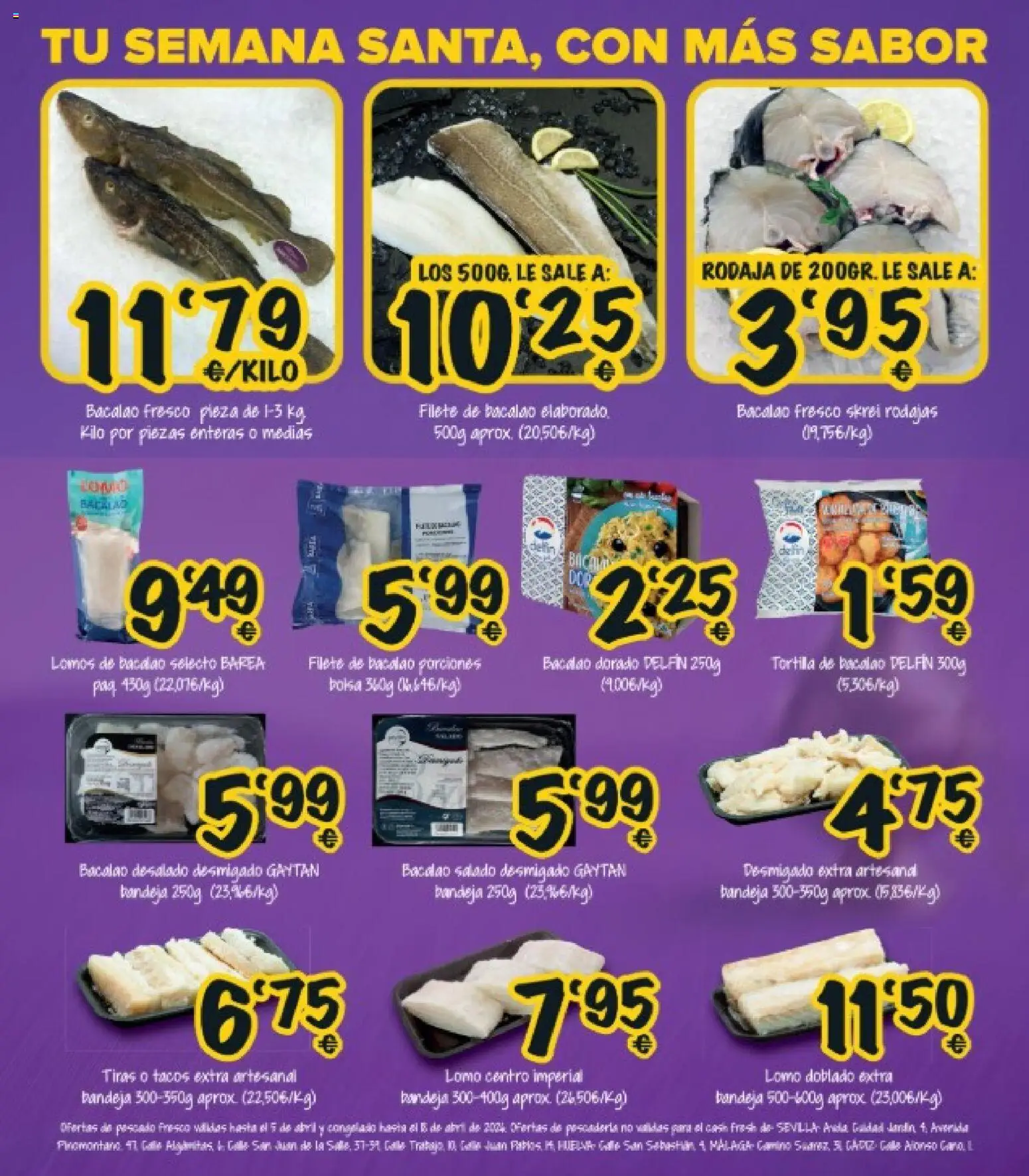 Cash Fresh folleto │ válido desde el 20.03.2026 | Página: 3 | Productos: Medias, Tacos, Filete, Bandeja