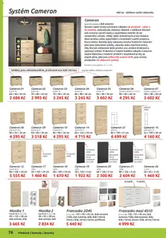 Náhled letáku ORFA nábytek katalog 2025-2026 od 01.10.2025 | Strana: 76 | Produkty: Zrcadlo, Botník, Věšák, Skříň