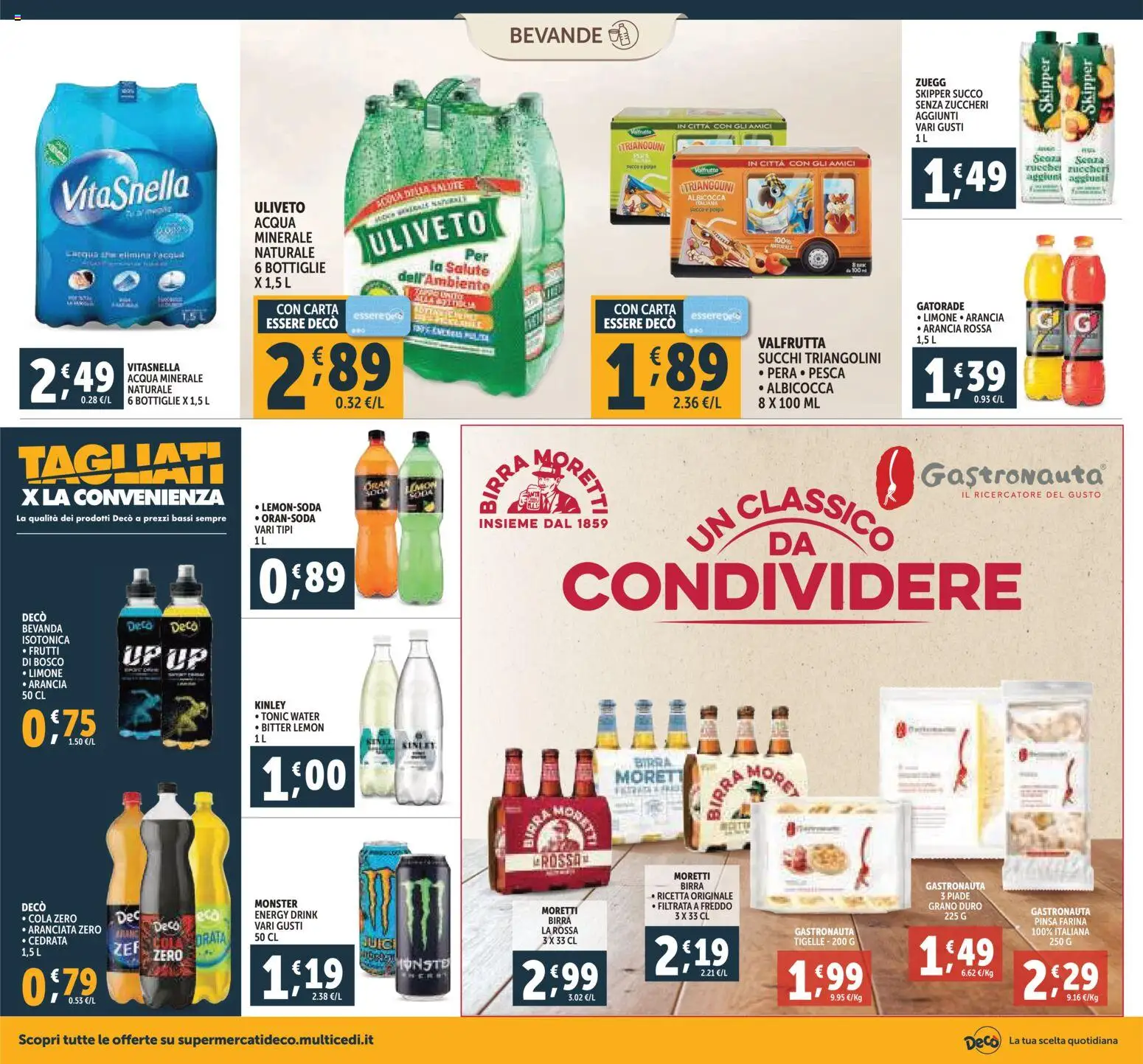 Volantino Decò del 20.11.2025 | Pagina: 16 | Prodotti: Succo, Limone, Pera, The
