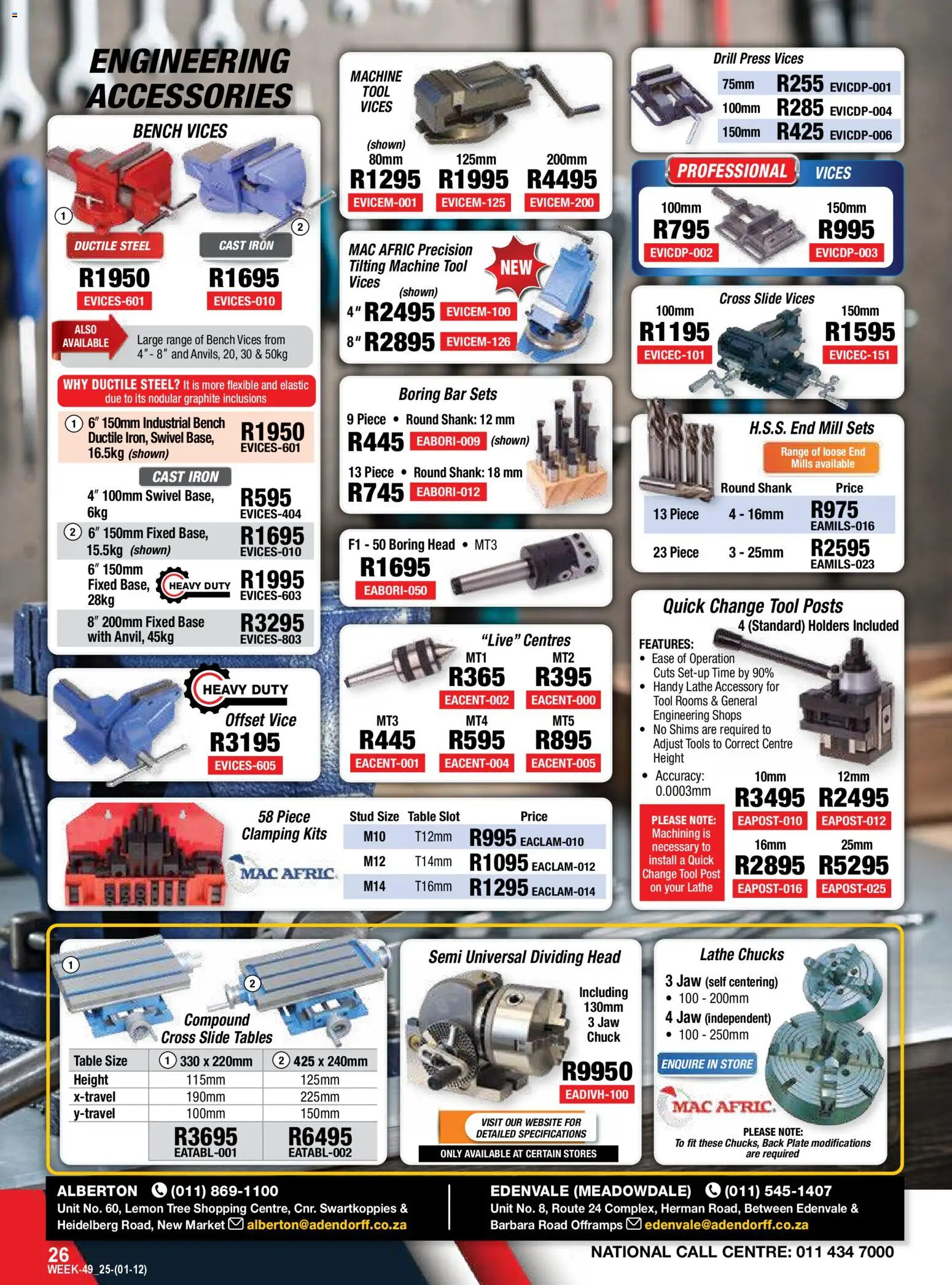 New Adendorff catalogue – valid from 01.12.2025 | Page: 28 | Products: Plate, Iron, Press, Table