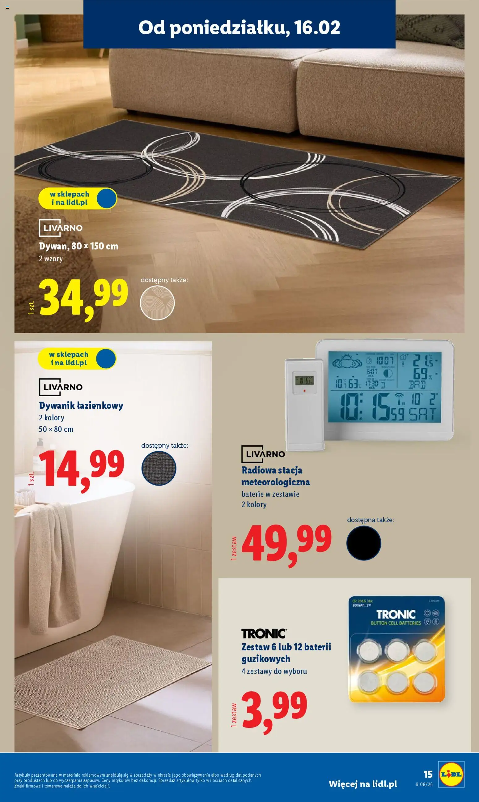 Lidl Polsko katalog od 16.02.2026 | Strana: 17 | Produkty: Baterie