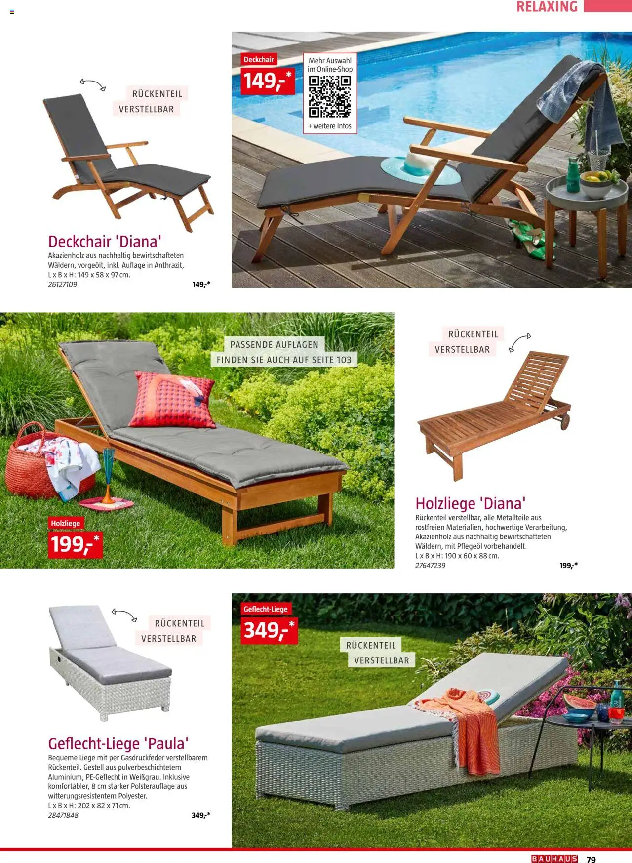Bauhaus Freizeit im Garten 2025 gültig ab 04.03.2025 | Seite: 79
