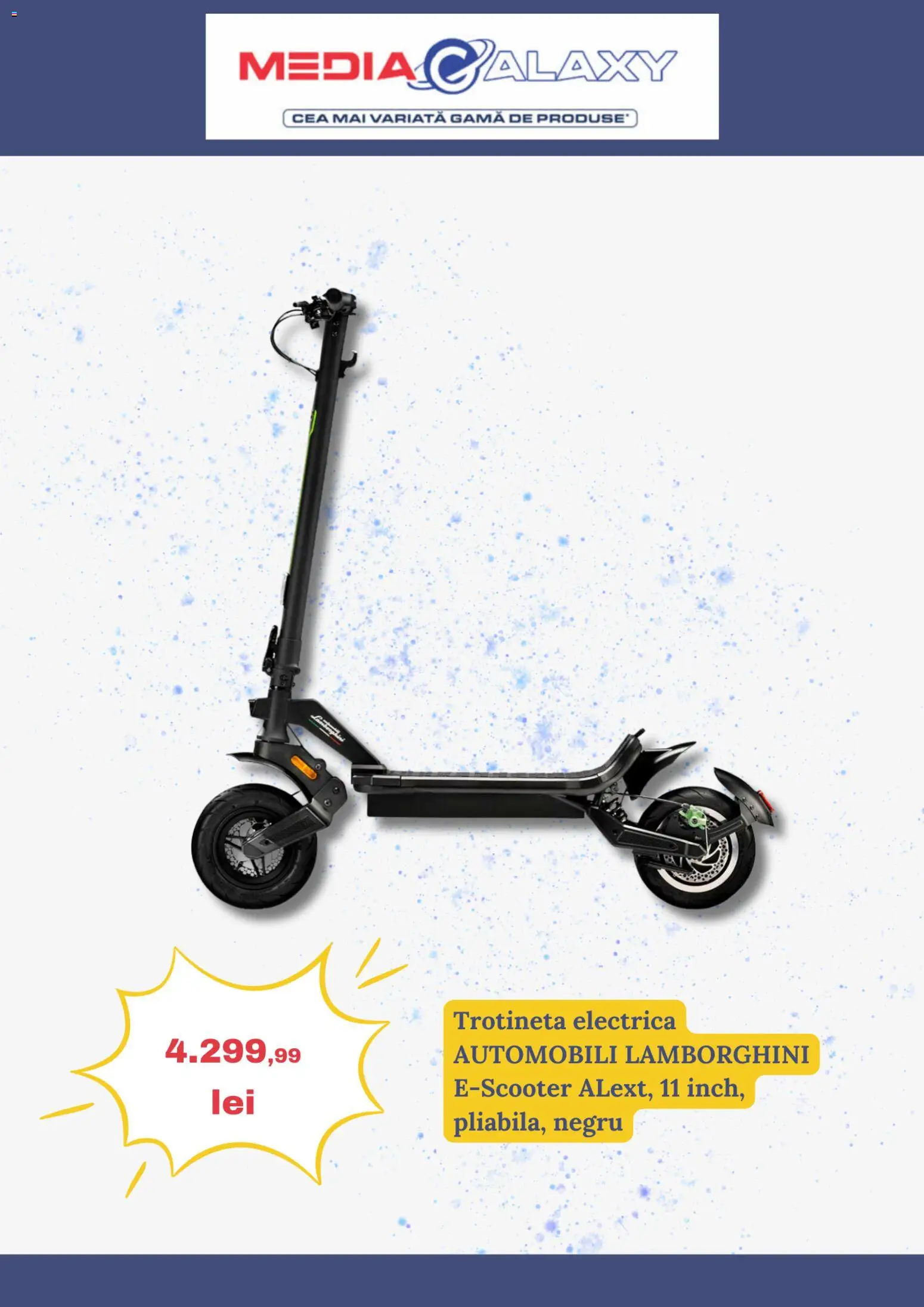 Noul catalog Media Galaxy – valabil de la 29.01.2026 | Pagină: 7 | Produse: Trotinetă electrică, Trotinetă