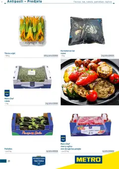 Katalog Metro - Pregled kataloga iz trgovine Metro, vrijedi od 05.03.2026 | Stranica: 23 | Proizvodi: Rajčice, Luk, Patlidžan, Rajčica
