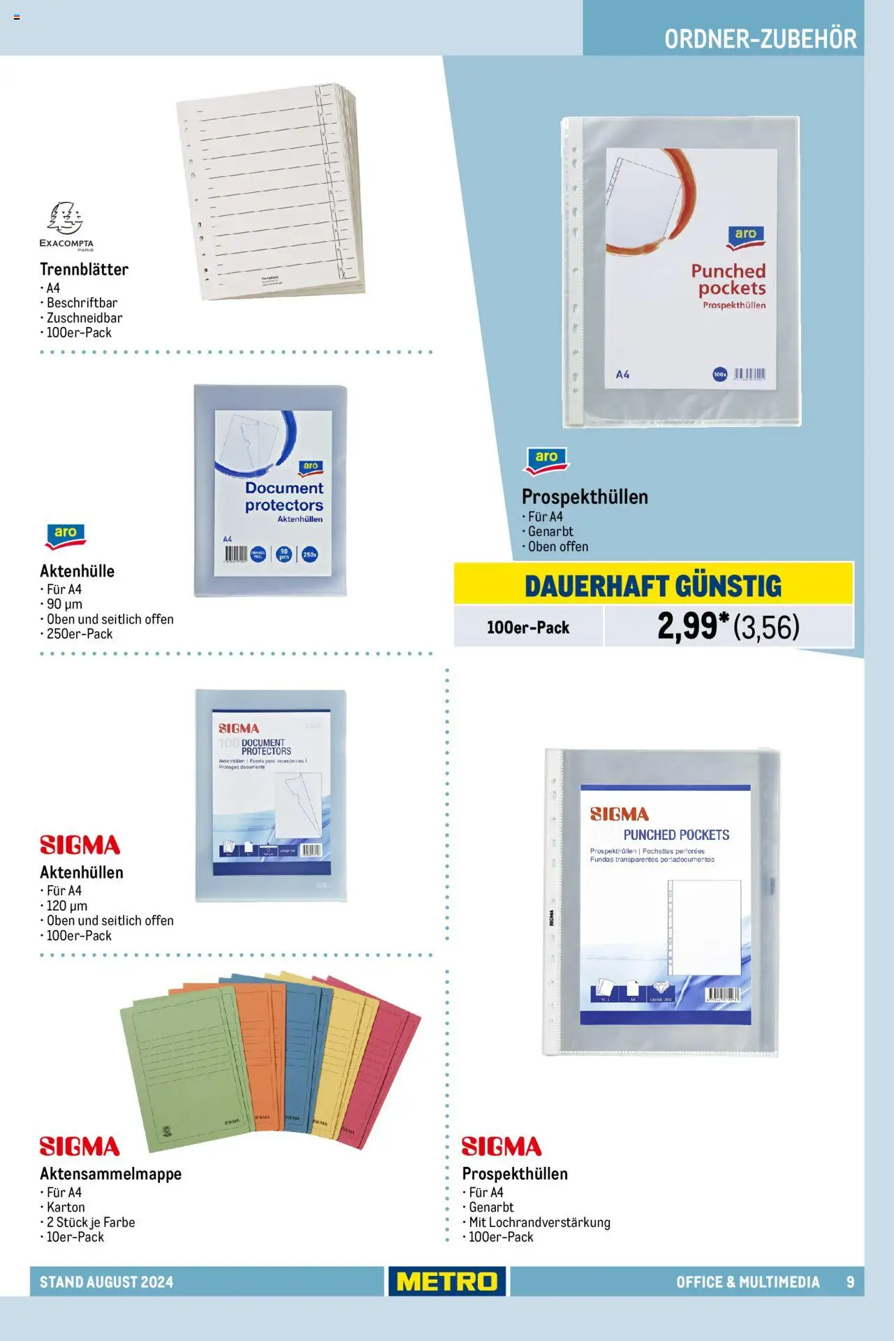 Metro Office & Multimedia - gültig ab dem 23.08.2025 | Seite: 9