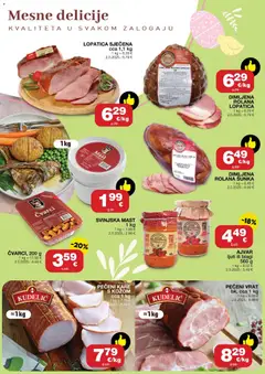 Katalog Stanić Diskont - Pregled kataloga iz trgovine Stanić Diskont, vrijedi od 19.03.2026 | Stranica: 5 | Proizvodi: Mast, Meso, Šunka, Svinjska mast