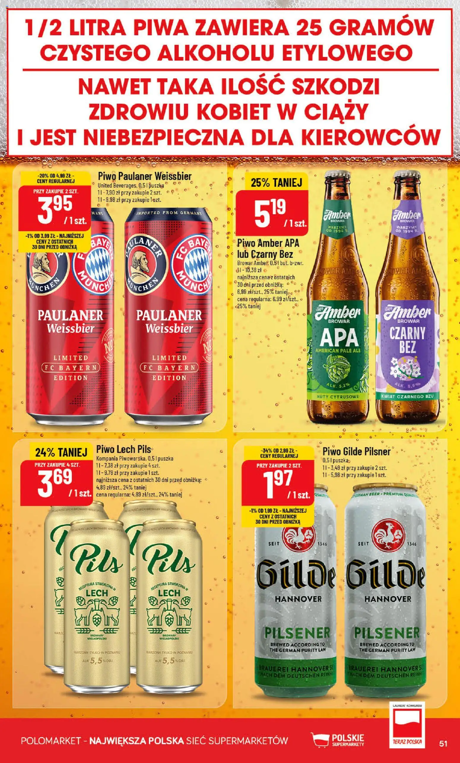 POLOmarket Gazetka od 27.12.2025 | Strona: 51 | Produkty: Piwo
