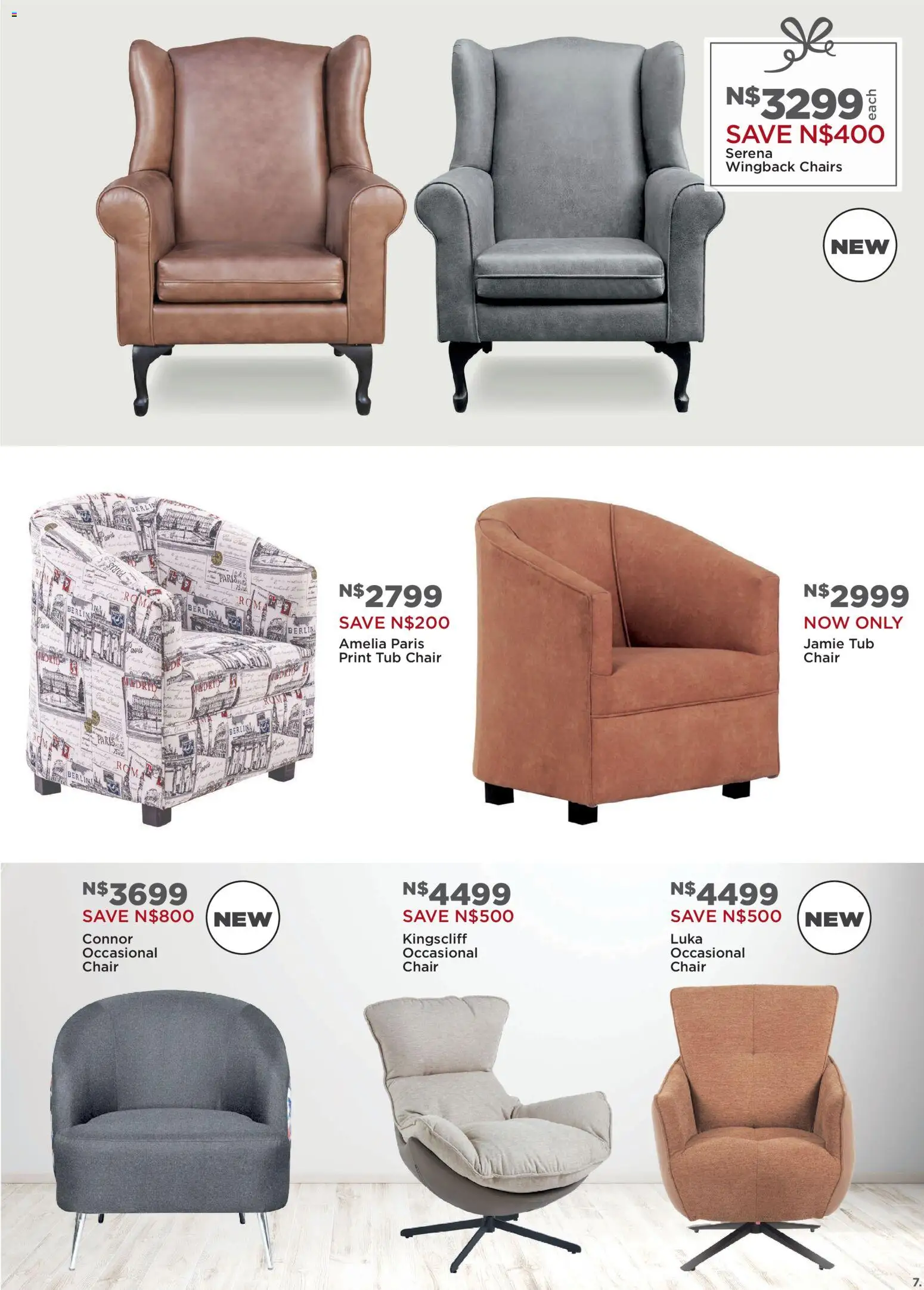 New House and Home catalogue – valid from 10.11.2025 | Page: 7 | Products: Chair