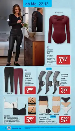 Aldi Prospekt 	 ab 22.12.2025 gültig | Seite: 19 | Produkte: Up2fashion, Hose