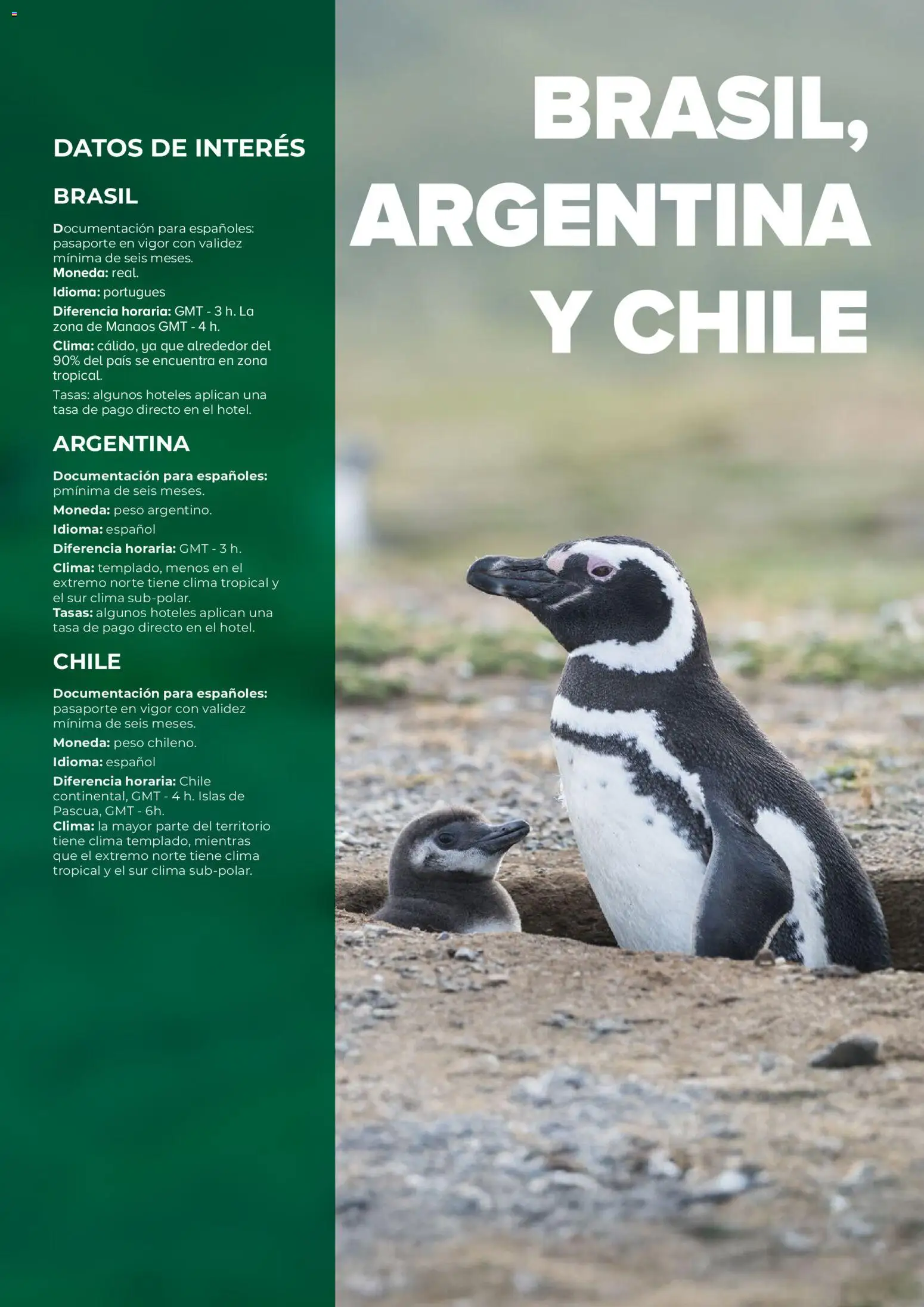 Viajes El Corte Inglés Centroamérica y Sudamérica │ válido desde el 01.01.2026 | Página: 68 | Productos: Peso