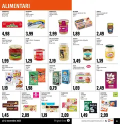 Anteprima del volantino Volantino EMI	 valido a partire dal 30.10.2025 | Pagina: 19 | Prodotti: Crema, Peperoni, Biscotti, Sgombro