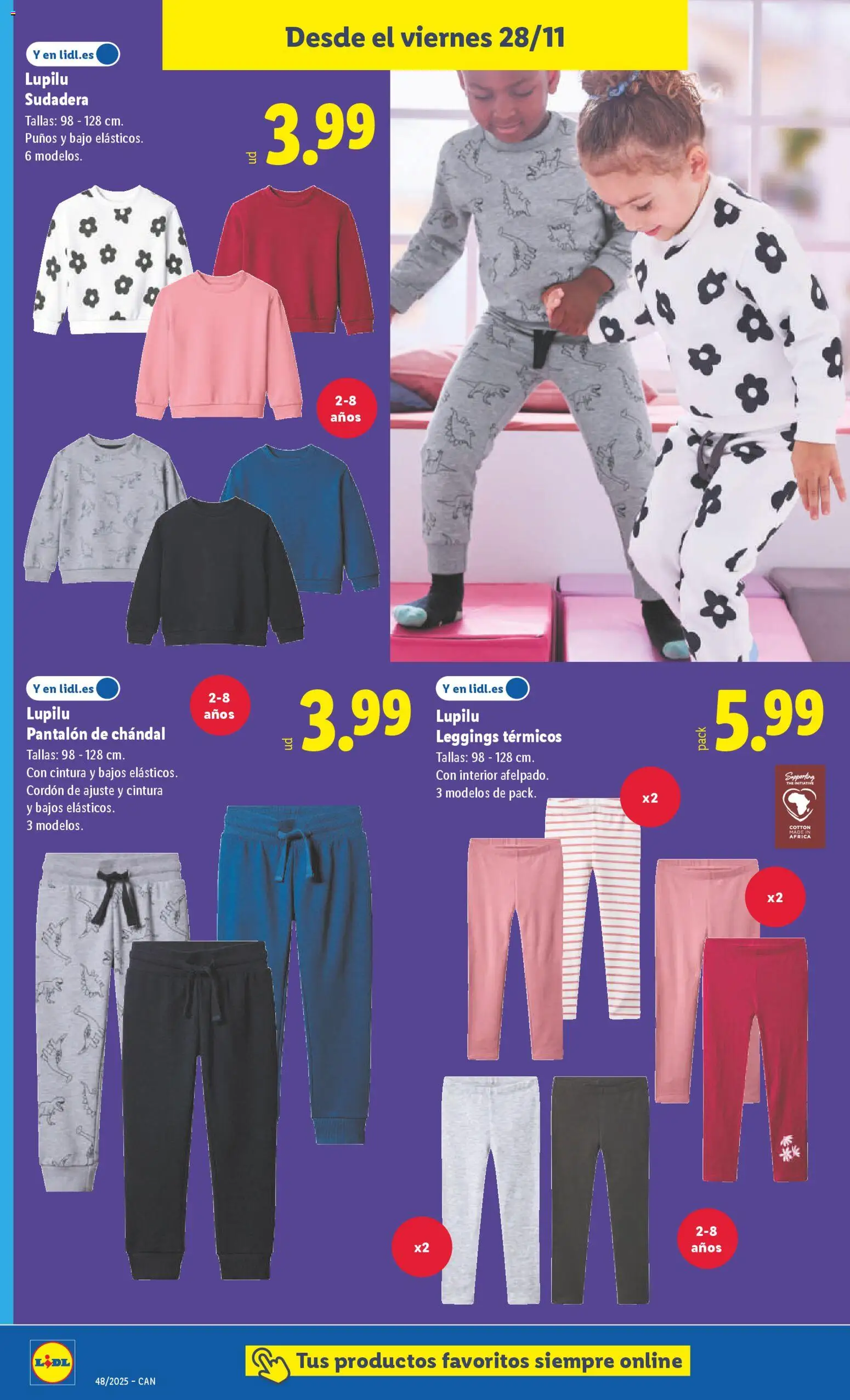 Lidl - Black Friday Canarias │ válido desde el 24.11.2025 | Página: 30 | Productos: Sudadera, Pantalón de chándal, Καστανή ζάχαρη