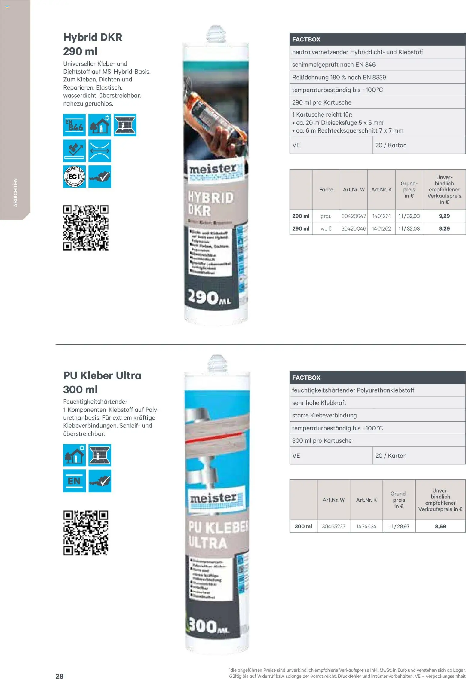 Lagerhaus  Meister Katalog 2026 gültig ab 02.01.2026 | Seite: 28