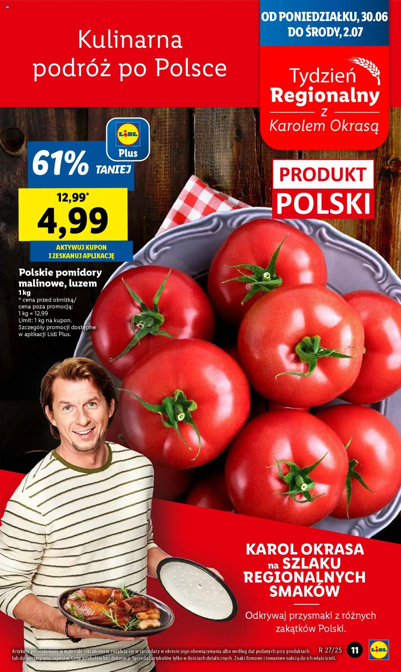Lidl Gazetka od 30.06.2025 | Strona: 15 | Produkty: Pomidory