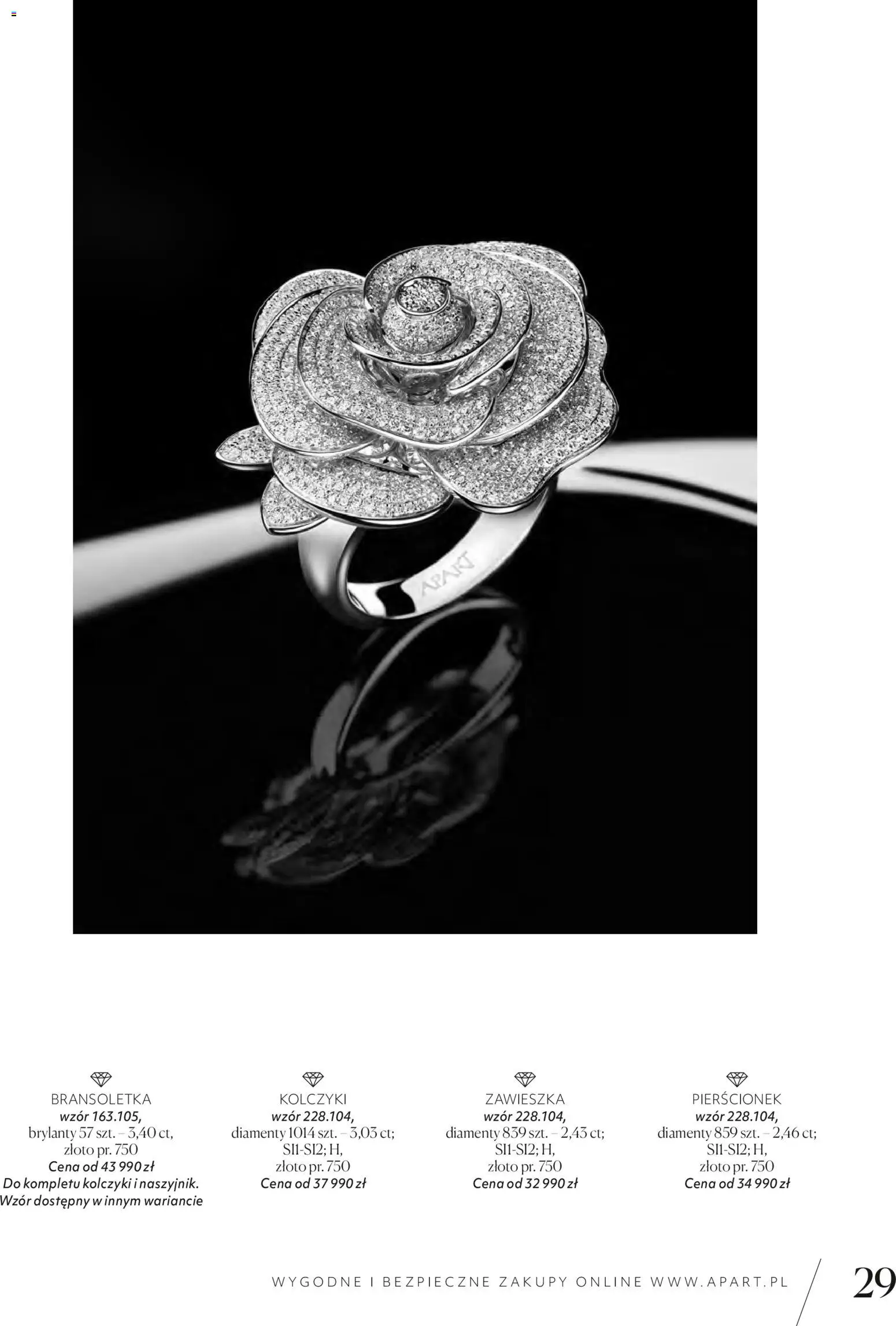 Apart promocje od 04.11.2025 | Strona: 31 | Produkty: Bransoletka, Pierścionek