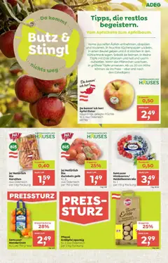 ADEG Flugblatt gültig ab 11.09.2025 | Seite: 3 | Produkte: Mandarinen, Zwiebeln, Kühlschrank, Äpfel
