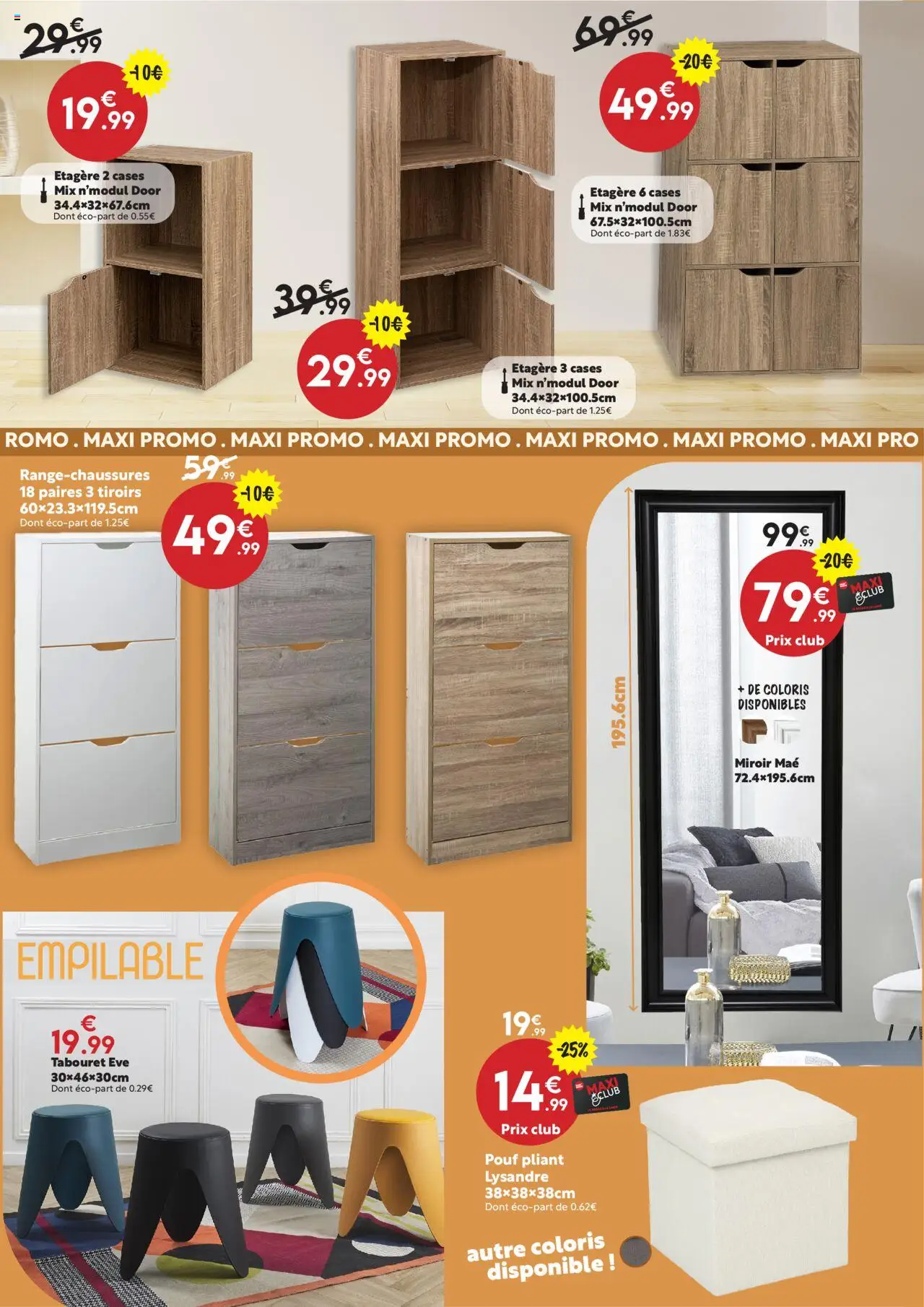  | Page: 2 | Produits: Étagère, Tiroirs, Miroir