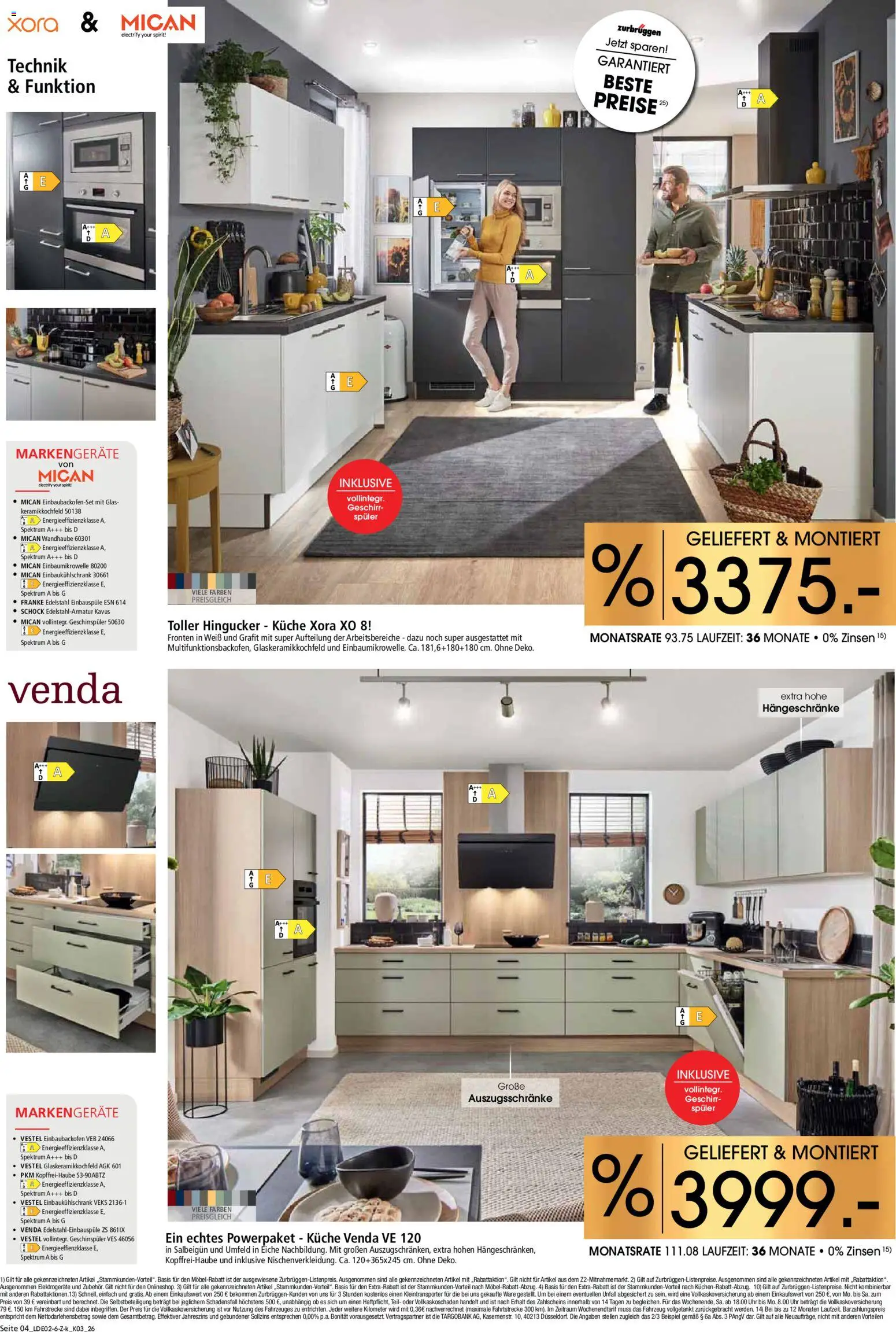 Zurbrüggen Küchen für Ihr Zuhause – gültig ab 22.02.2026 | Seite: 4 | Produkte: Geschirrspüler, Küche, Uhr