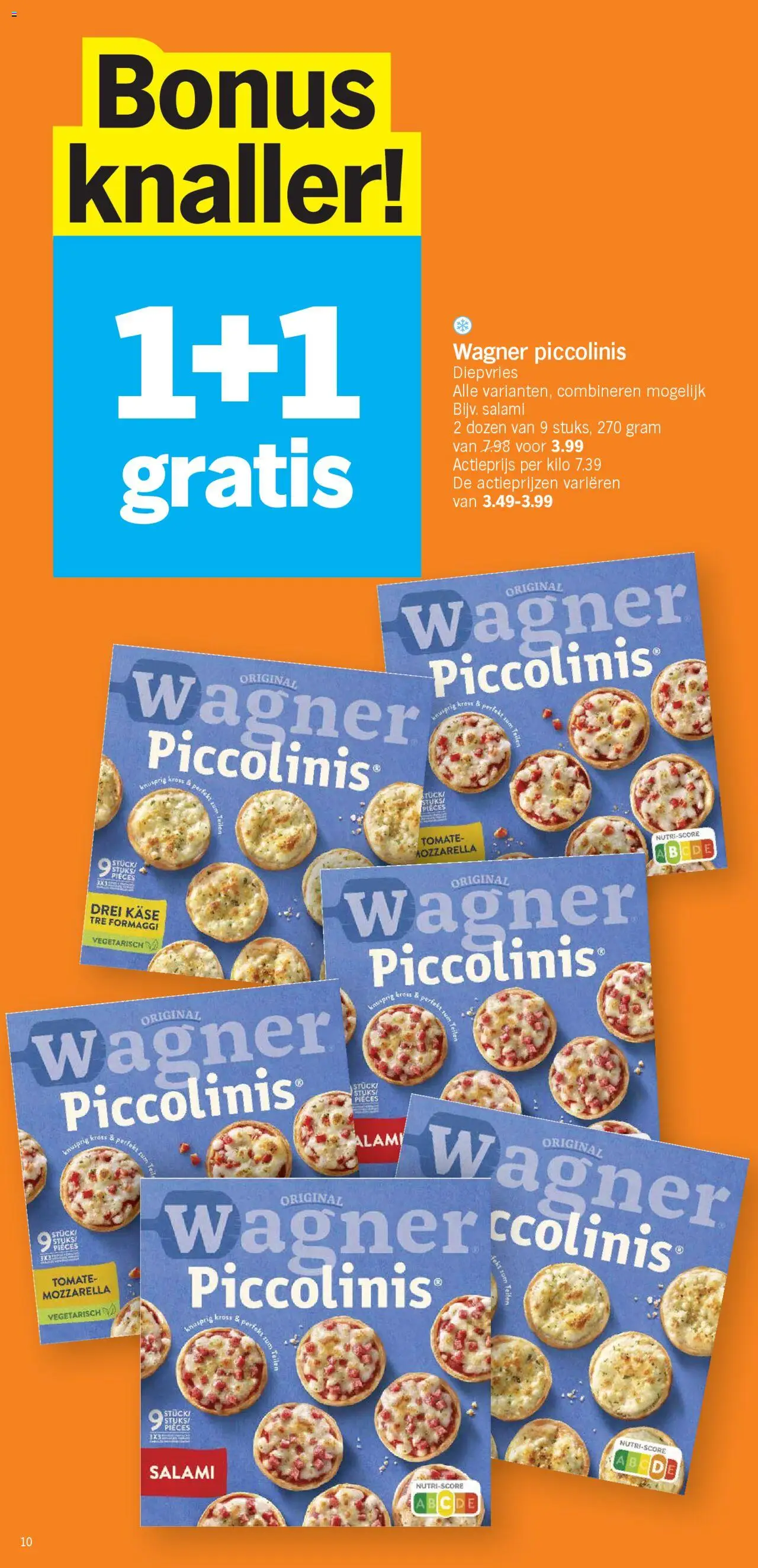  | Pagina: 10 | Producten: Pizza, Mozzarella, Salami