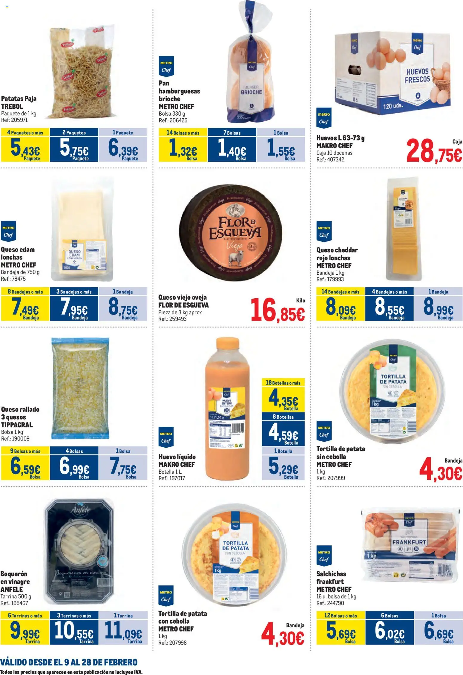 Makro - Carnaval Sur │ válido desde el 09.02.2026 | Página: 2 | Productos: Queso, Παγωμένο τσάι, Bolsa, Δεξαμενή