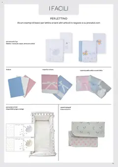 Anteprima del volantino Catalogo Camarette e Lettini Prenatal	 valido a partire dal 01.01.2025 | Pagina: 72 | Prodotti: Lettino, Coperta, Federa, Lenzuola