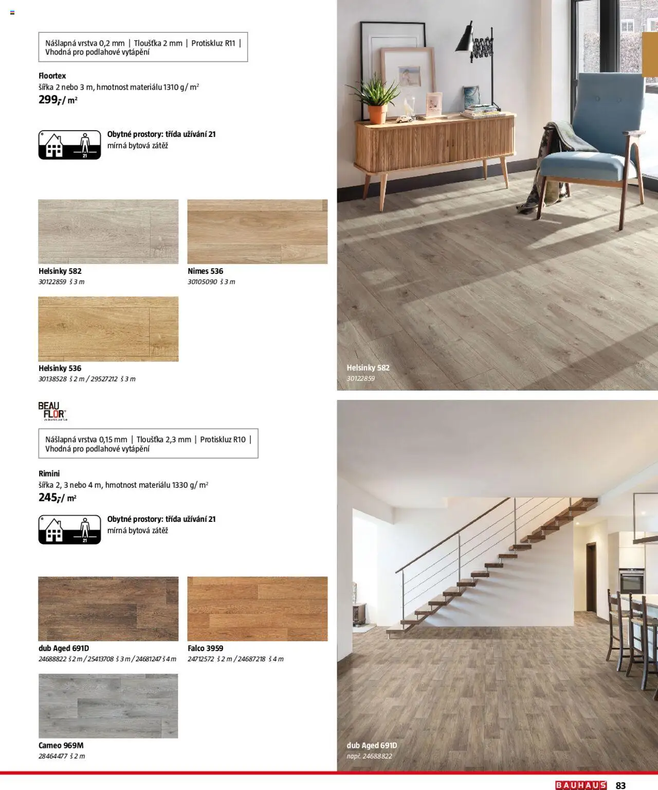 Bauhaus katalog Podlahové krytiny od 01.08.2025 | Strana: 83