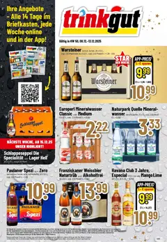 Trinkgut - trinkgut: Wochenangebote ab 07.12.2025 gültig