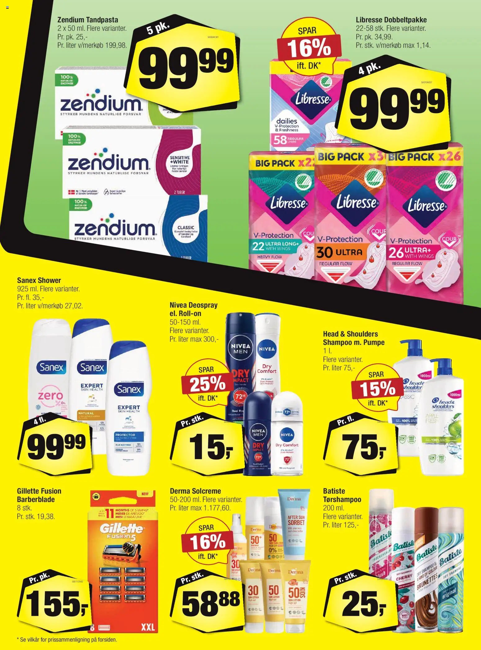 Calle tilbudsavis – gyldig fra 29.04.2026 | Side: 31 | Produkter: Shampoo, Solcreme, Tandpasta, Cherry