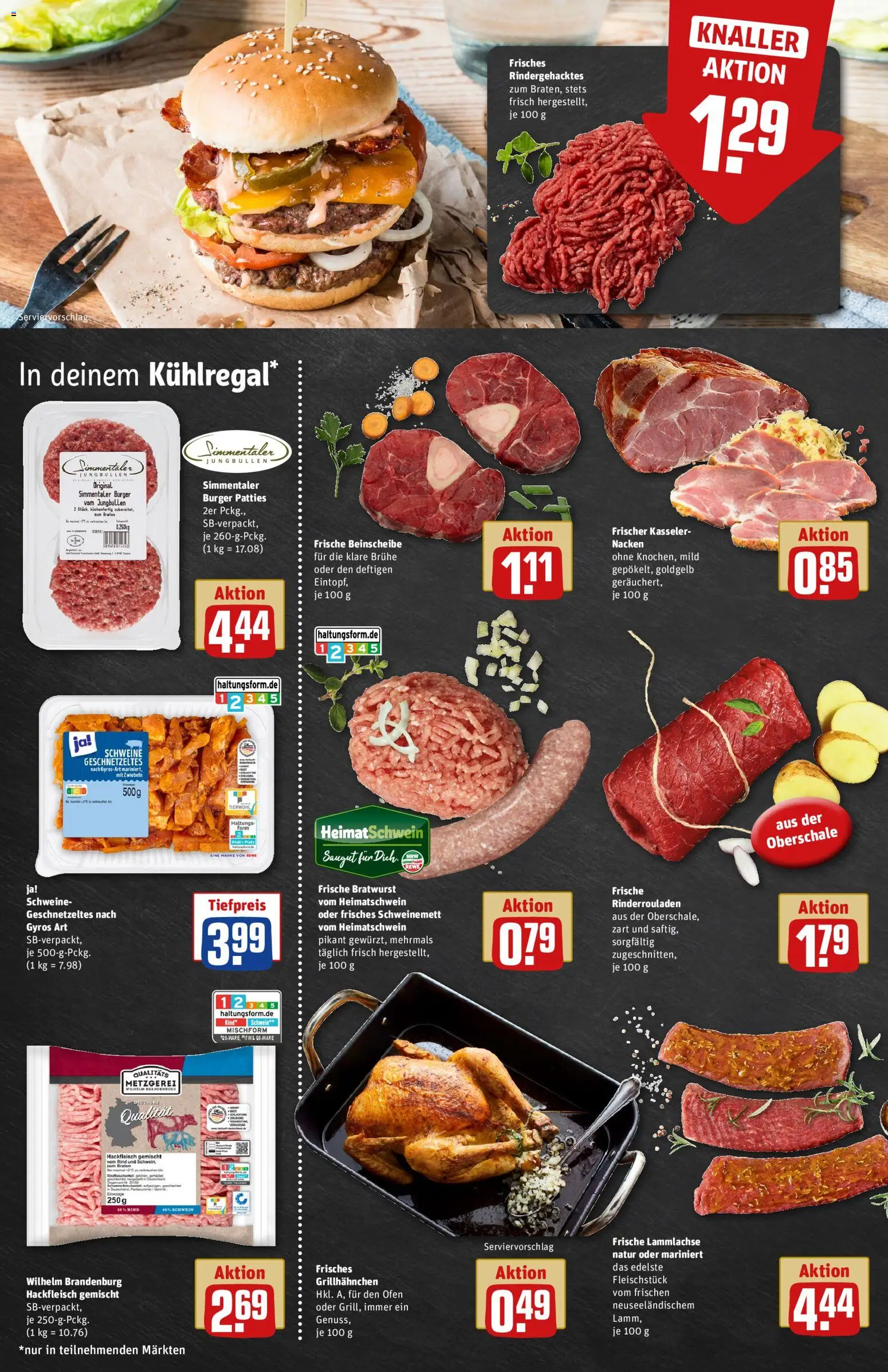 Rewe ihr Kaufpark Prospekt 	 – gültig ab 01.12.2025 | Seite: 6 | Produkte: Burger, Gyros, Zwiebeln, Hackfleisch