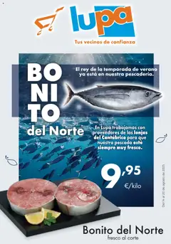 Vista previa Lupa Supermercados folleto válido desde el 14.08.2025