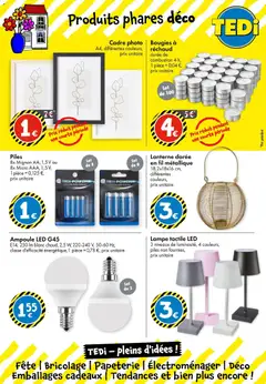 TEDi - Prévisualisation de TEDi - TEDi: Découvrez les nouvelles offres valide à partir de 23.01.2026 | Page: 13 | Produits: Lampe, Piles, Cadre