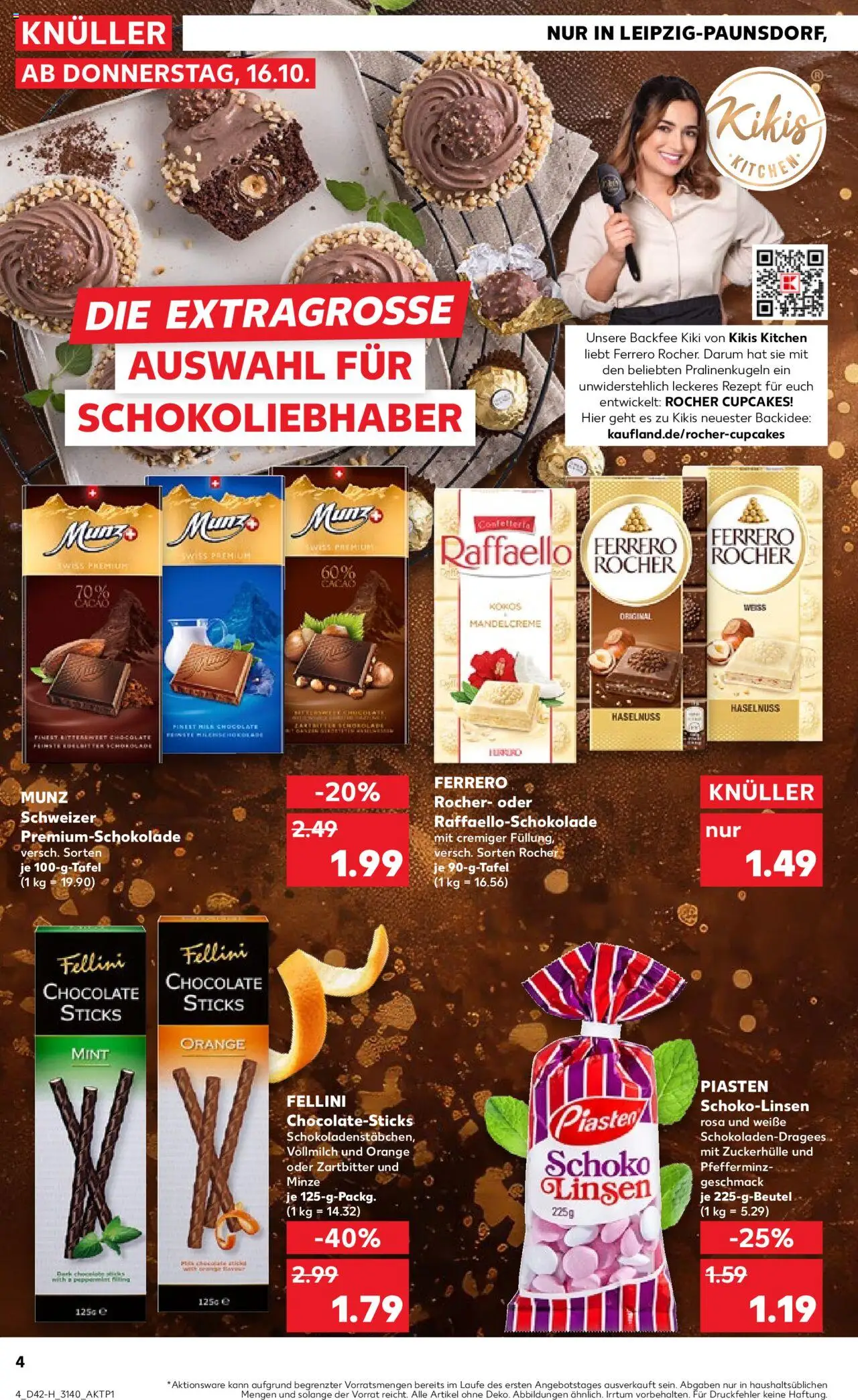 Kaufland prospekt Leipzig	 – gültig ab 16.10.2025 | Seite: 4 | Produkte: Raffaello, Ferrero rocher