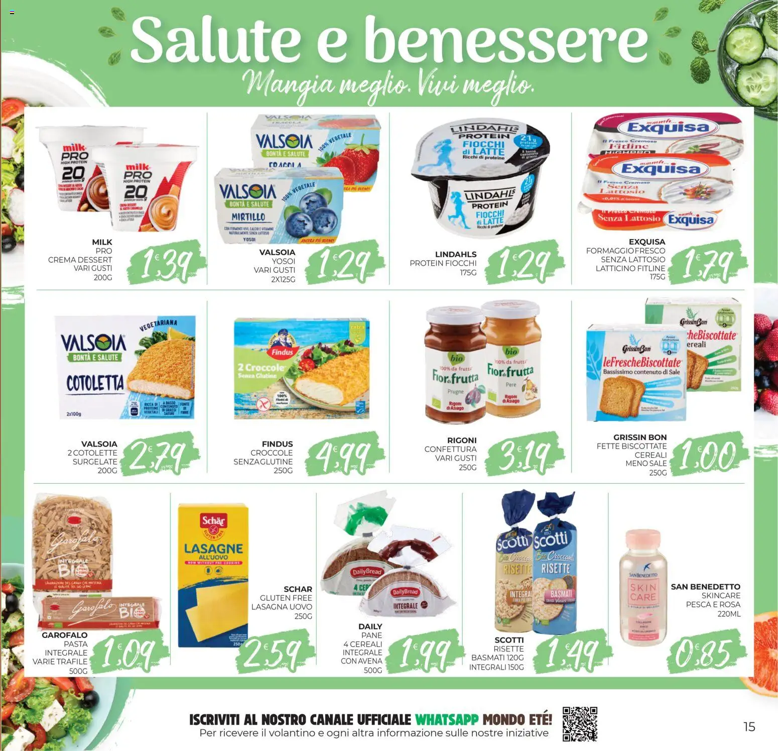 Volantino Eté del 27.01.2026 | Pagina: 15 | Prodotti: Crema, Cereali, Sale, Formaggio