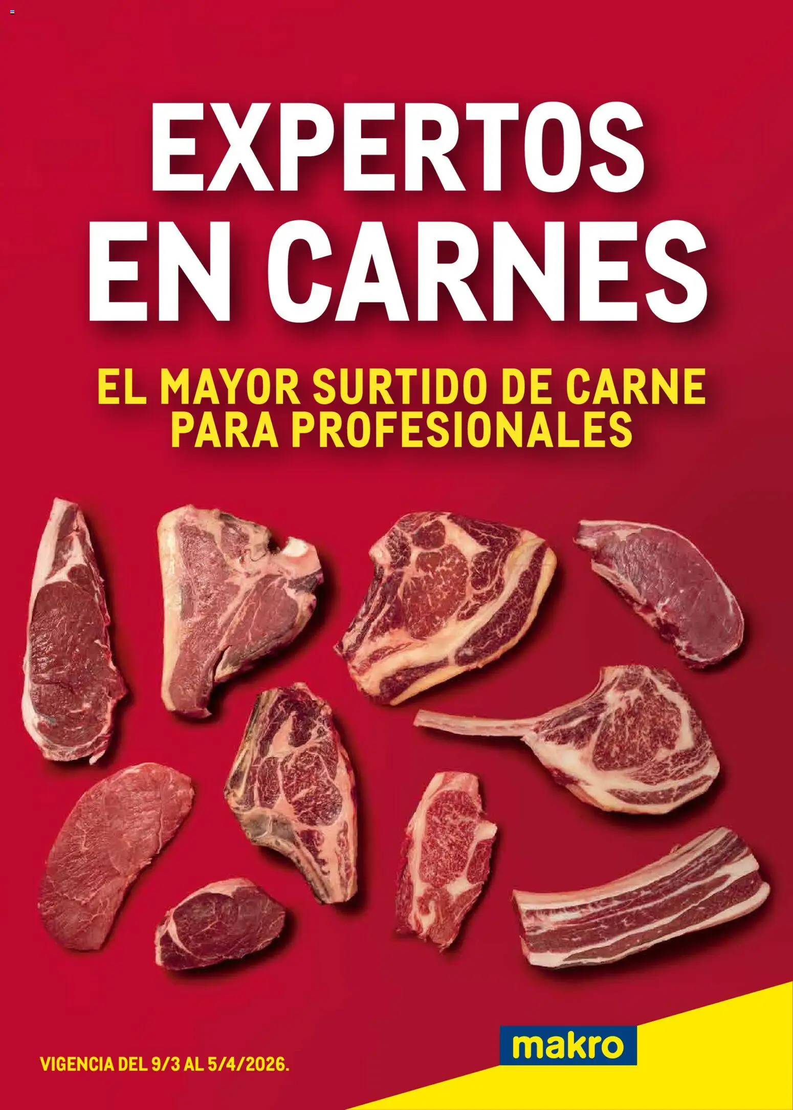 Makro - Expertos en carnes │ válido desde el 09.03.2026 | Página: 1