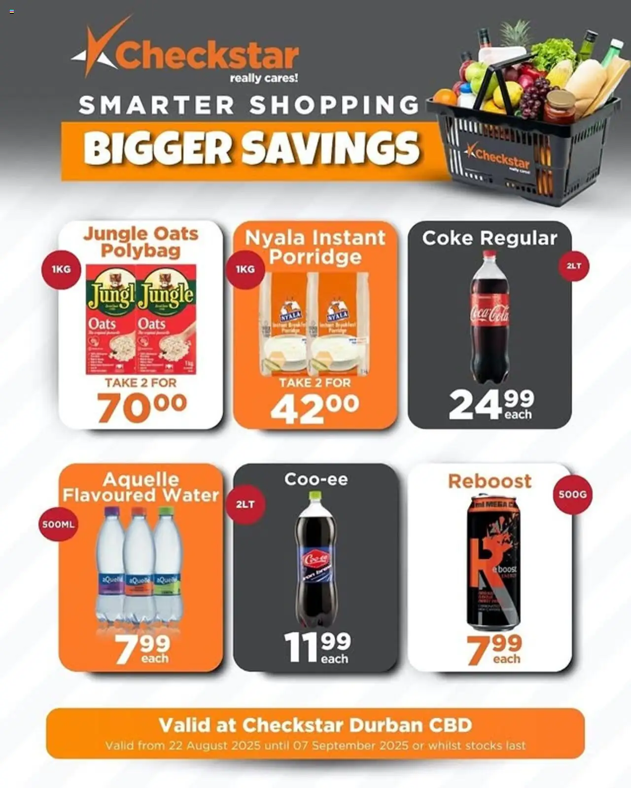 Check Star Specials │ valid from 22.08.2025 | Page: 12 | Products: Coke, Oats, Water