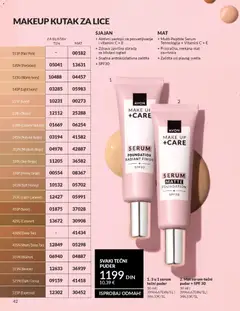 3 u 1 serum tečni puder, Serum foundation radiant finish + SPF30 - pregled AVON kataloga - važi od 28.02.2026 | Strana: 46