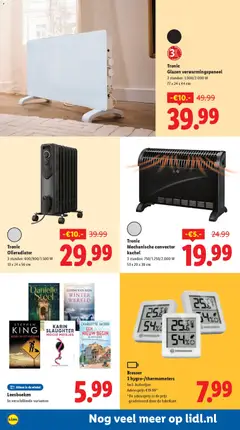 Tronic Mechanische convector kachel, 3 standen: 750/1.250/2.000 W 53 x 20 x 38 cm - Voorbeeld van een folder van Lidl, geldig van 01.12.2025 | Pagina: 26 | Producten: Kachel, Thermometer, Batterijen
