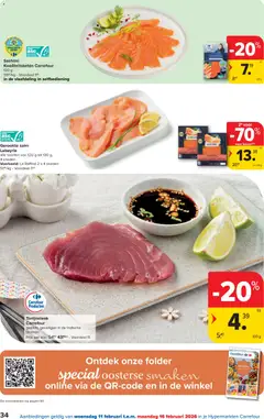 Carrefour folder week 7 - Voorbeeld van een folder van Carrefour, geldig van 11.02.2026 | Pagina: 34 | Producten: Zalm
