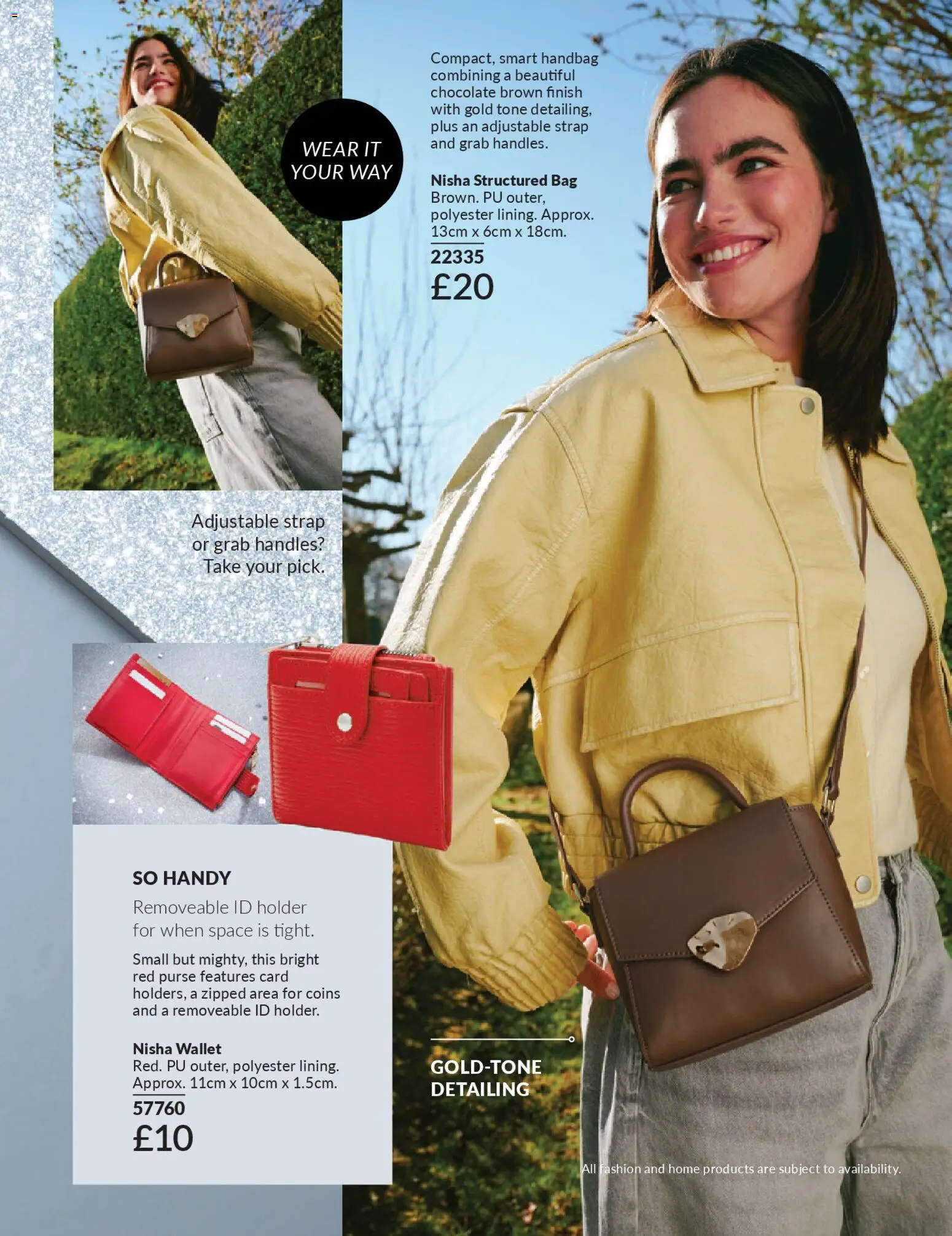 {H1} | Page: 100 | Products: Chocolate, Handbag, Wallet, Bag