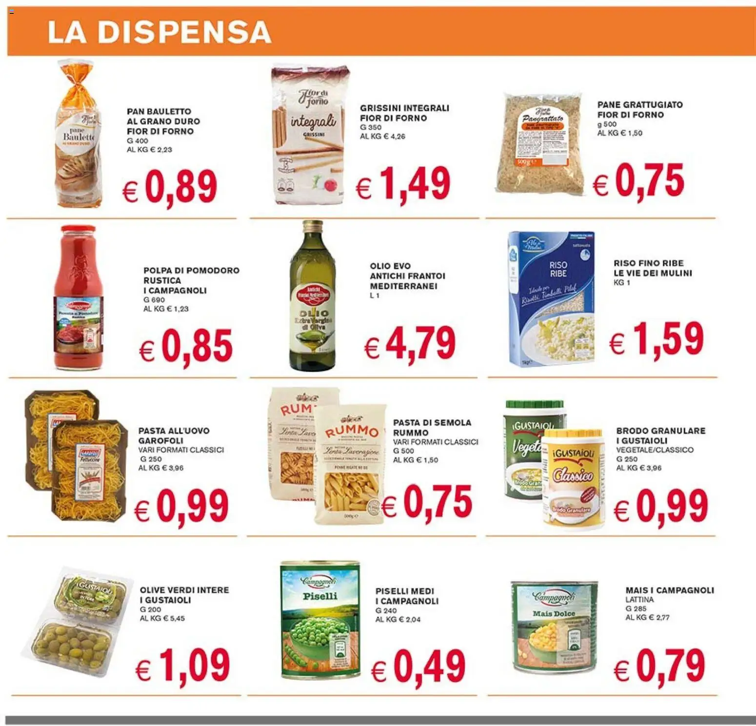 Volantino Coal del 09.04.2026 | Pagina: 8 | Prodotti: Pane, Olio, Olive, Mais