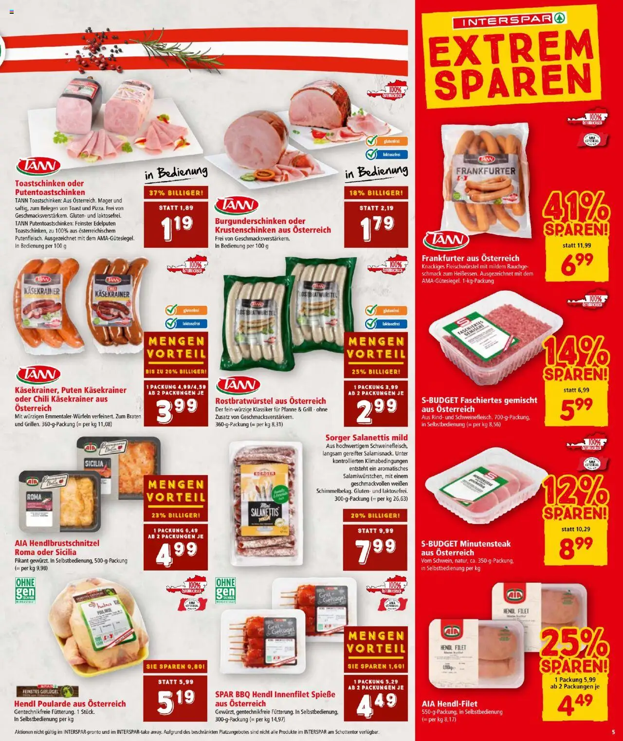 Interspar Flugblatt gültig ab 31.07.2025 | Seite: 5 | Produkte: Chili, Grill