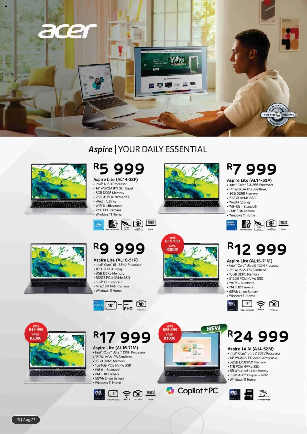 Computer Mania Specials │ valid from 01.08.2025 | Page: 16 | Products: Camera, Press, Battery